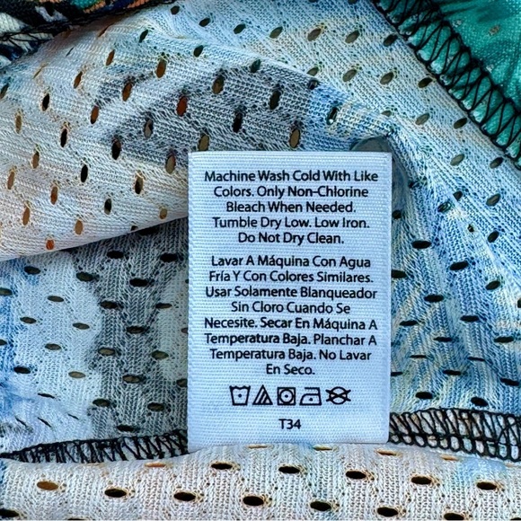 No Boundaries Skull & Floral Mesh Tank Top - Size S - Picture 6 of 9